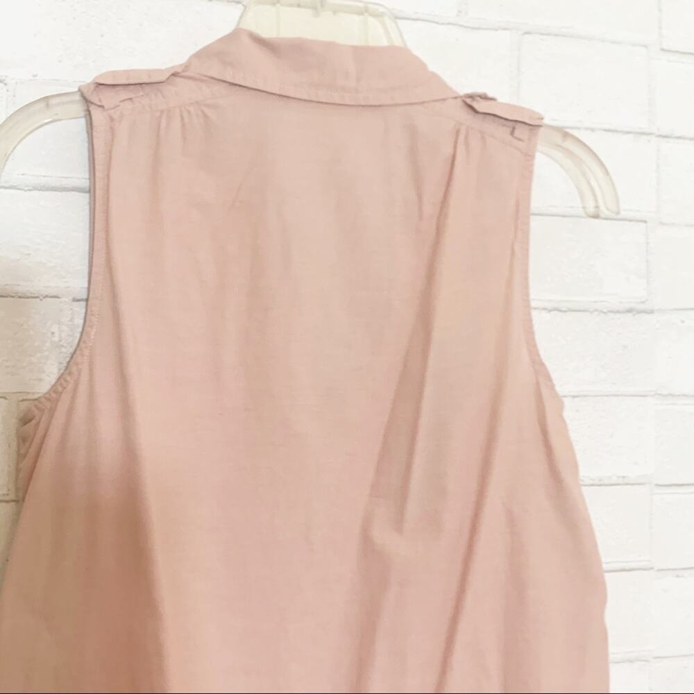J. Crew Blush Sleevless Popover Cotton Top XS - Picture 9 of 14